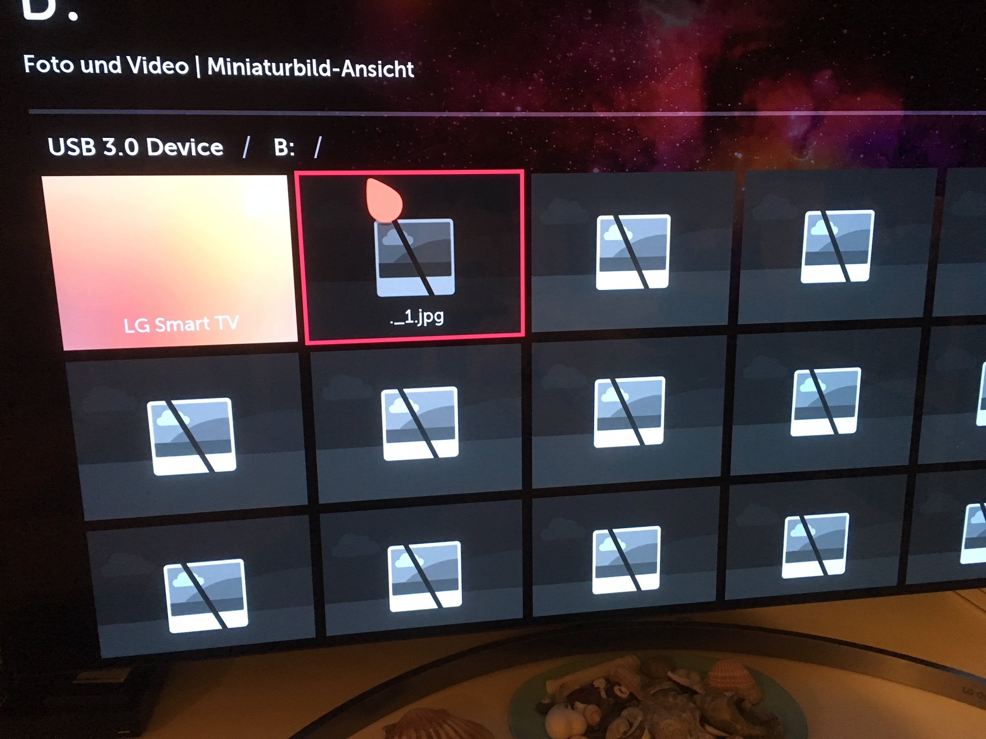 files USB device shown as - LG webOS Smart TV - LG webOS
